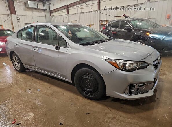 4S3GKAB63M3604212 2021 SUBARU IMPREZA Silver Передня права чверть