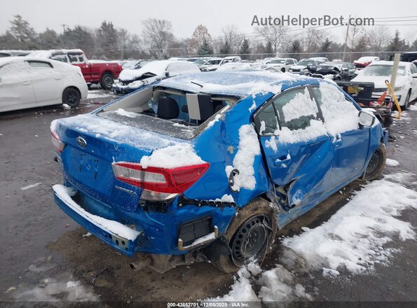 4S3GKAB67M3600468 2021 SUBARU IMPREZA Синий Задняя правая четверть