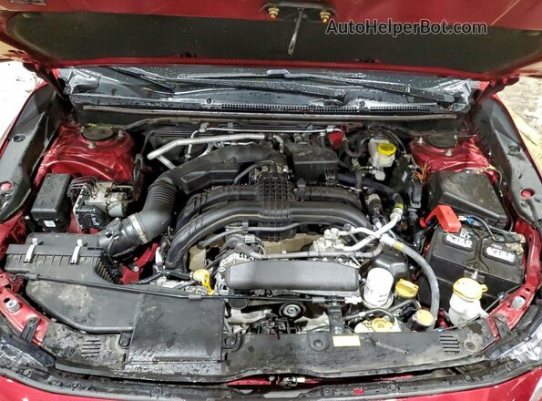 4S3GKAD60M3607338 2021 SUBARU IMPREZA Maroon Вид задньої частини салону