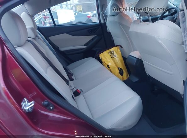 4S3GKAD64M3607276 2021 SUBARU IMPREZA Red VIN კოდის სტიკერის ხედი