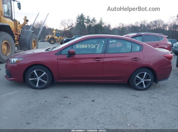 4S3GKAD64M3607276 2021 SUBARU IMPREZA Red სალონის 360-გრადუსიანი ხედი