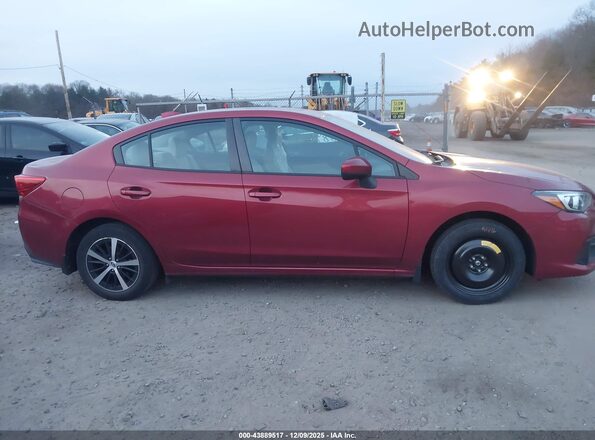 4S3GKAD64M3607276 2021 SUBARU IMPREZA Red უკანა სალონის ხედი