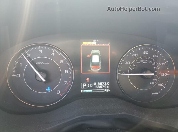 4S3GKAD66P3603024 2023 SUBARU IMPREZA Синий Вид щитка приборов