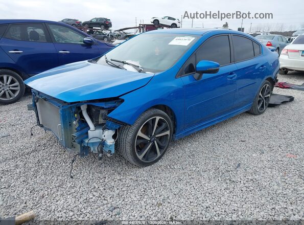4S3GKAM60P3602564 2023 SUBARU IMPREZA Blue Vista tres cuartos delantera izquierda