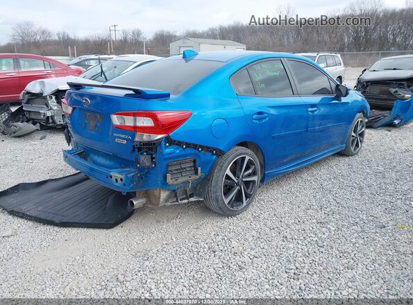 4S3GKAM60P3602564 2023 SUBARU IMPREZA Blue Trasero derecho