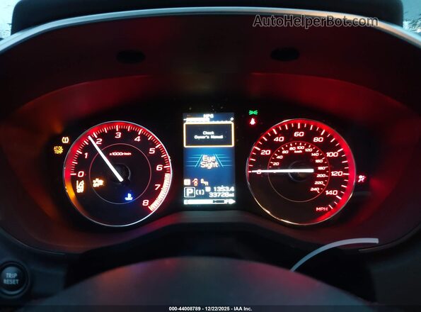 4S3GKAM61N3610833 2022 SUBARU IMPREZA Gray Widok tylnych siedzeń