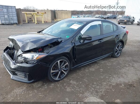 4S3GKAM69L3602444 2020 SUBARU IMPREZA Black Front left