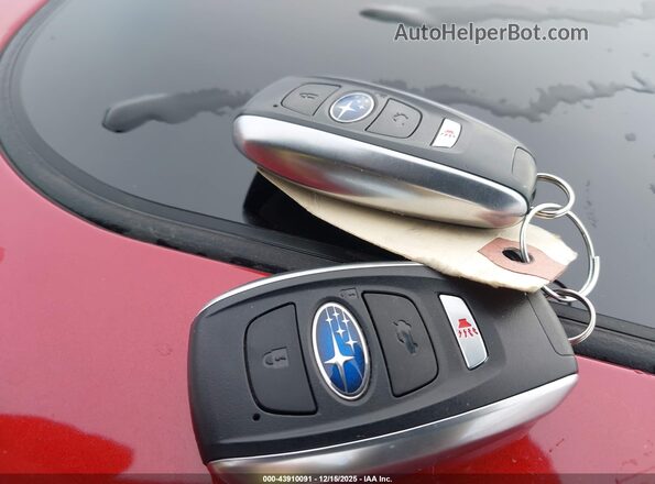 4S3GKAM69L3615226 2020 SUBARU IMPREZA Red Առջևի վահանակի տեսք