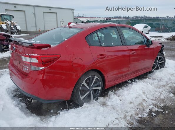 4S3GKAM69L3615226 2020 SUBARU IMPREZA Red Հետևի աջ