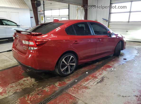 4S3GKAM69N3607744 2022 SUBARU IMPREZA Red Задня права чверть