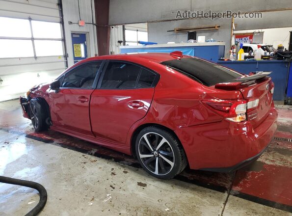 4S3GKAM69N3607744 2022 SUBARU IMPREZA Red Задня ліва чверть