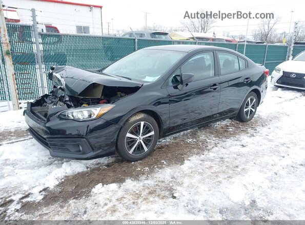 4S3GKAV62N3607681 2022 SUBARU IMPREZA Black Front left