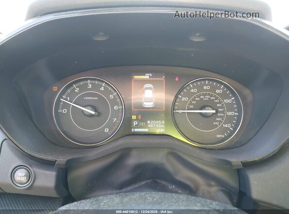 4S3GKAV64M3602125 2021 SUBARU IMPREZA Red Vista de los asientos traseros