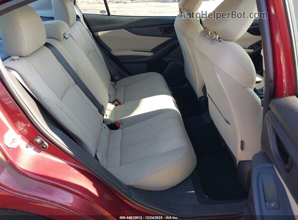 4S3GKAV64M3602125 2021 SUBARU IMPREZA Red Vista de la etiqueta del VIN