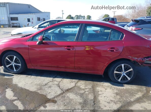 4S3GKAV64M3602125 2021 SUBARU IMPREZA Red Vista interior de 360 grados