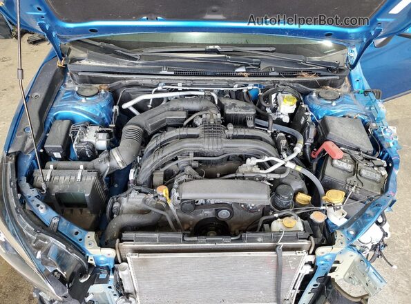 4S3GKAV66P3605063 2023 SUBARU IMPREZA Синий Вид задней части салона