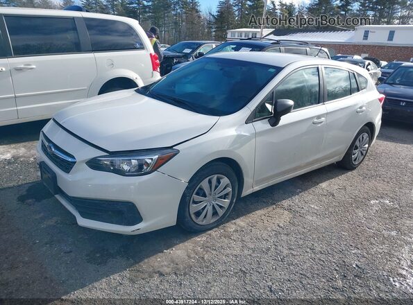 4S3GTAB63L3726967 2020 SUBARU IMPREZA White Передня ліва чверть