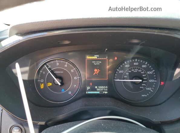 4S3GTAB65N3718565 2022 SUBARU IMPREZA Черный Вид щитка приборов
