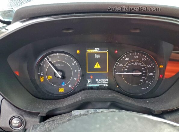 4S3GTAB65P3701820 2023 SUBARU IMPREZA Blue Вид щитка приладів