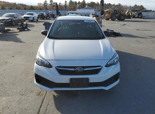 4S3GTAB67M3701751 2021 SUBARU IMPREZA White წინა ხედი
