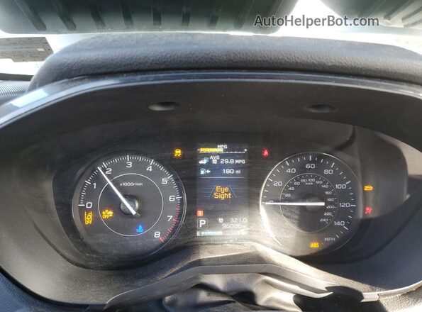 4S3GTAB67M3701751 2021 SUBARU IMPREZA White ხელსაწყოთა პანელის ხედი