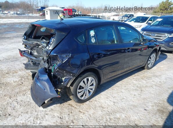 4S3GTAB67M3706366 2021 SUBARU IMPREZA Dark Blue Задня права чверть