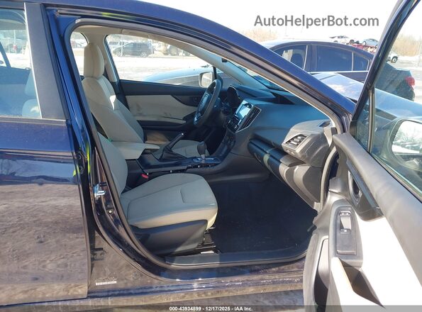 4S3GTAB67M3706366 2021 SUBARU IMPREZA Dark Blue Вид салону спереду