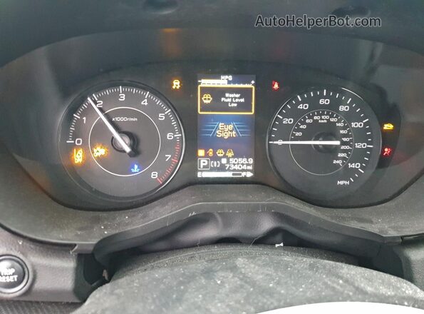 4S3GTAD65M3713426 2021 SUBARU IMPREZA Silver Instrument cluster view