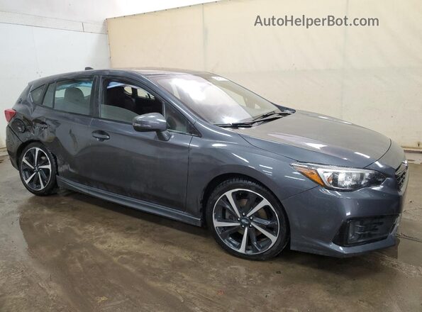 4S3GTAL61L3710796 2020 SUBARU IMPREZA Charcoal Przód prawy