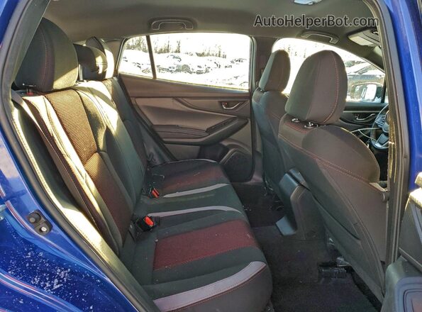 4S3GTAL67N3713205 2022 SUBARU IMPREZA Синий Вид задней части салона