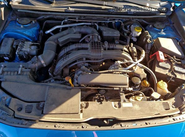 4S3GTAM60M3707274 2021 SUBARU IMPREZA Blue Rear interior view