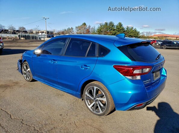 4S3GTAM60M3707274 2021 SUBARU IMPREZA Blue Rear left