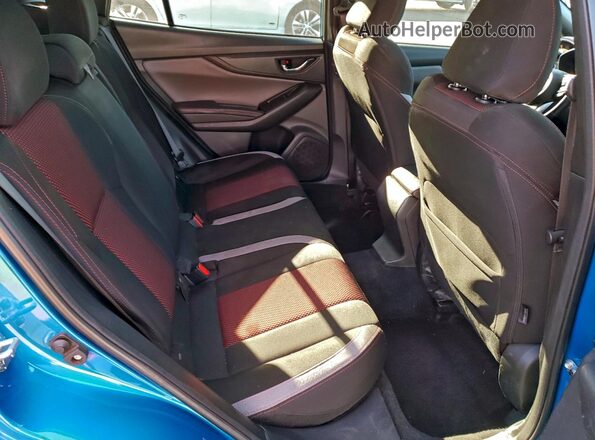 4S3GTAM60M3707274 2021 SUBARU IMPREZA Blue Rear seats view
