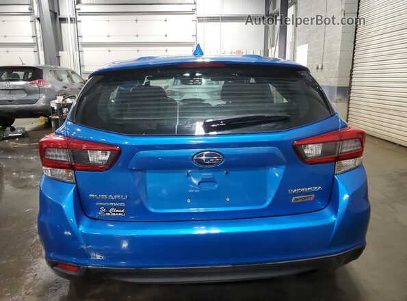 4S3GTAM61L3719299 2020 SUBARU IMPREZA Blue Widok z tyłu