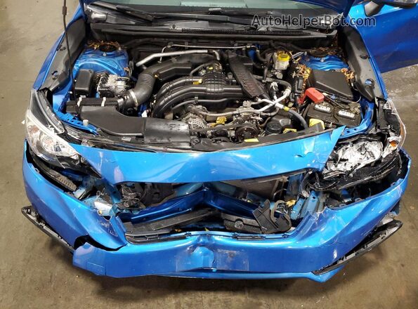 4S3GTAM61L3719299 2020 SUBARU IMPREZA Blue Widok wnętrza z tyłu