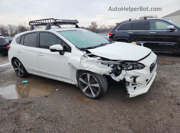 4S3GTAM68J3710046 2018 SUBARU IMPREZA White Front right