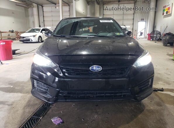 4S3GTAM68L3700488 2020 SUBARU IMPREZA Black Front view