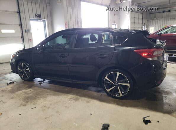 4S3GTAM68L3700488 2020 SUBARU IMPREZA Black Rear left