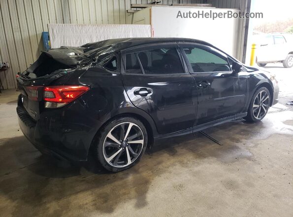 4S3GTAM68L3700488 2020 SUBARU IMPREZA Black Rear right