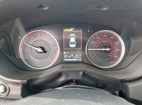 4S3GTAM69P3712817 2023 SUBARU IMPREZA White Вид щитка приладів