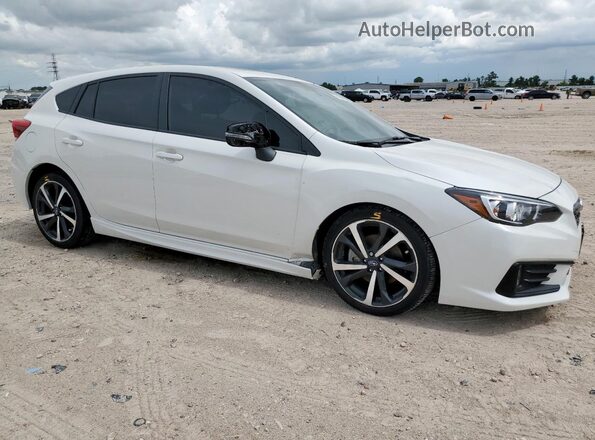4S3GTAM69P3712817 2023 SUBARU IMPREZA White Передня права чверть