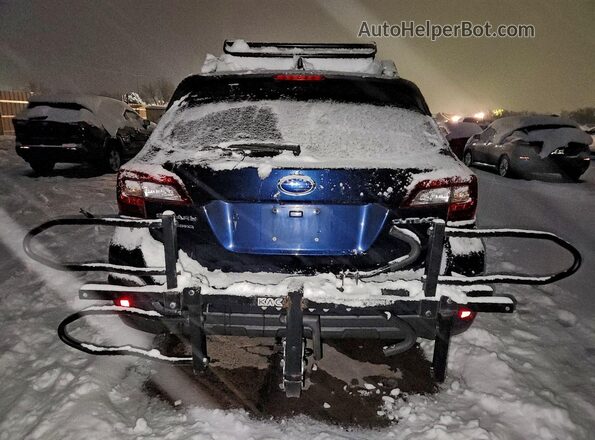 4S4BSAFC1J3294451 2018 SUBARU OUTBACK Blue Vista trasera