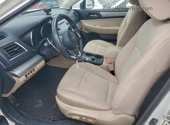 4S4BSAFC5K3257078 2019 SUBARU OUTBACK White Սալոնի դիմացի տեսք