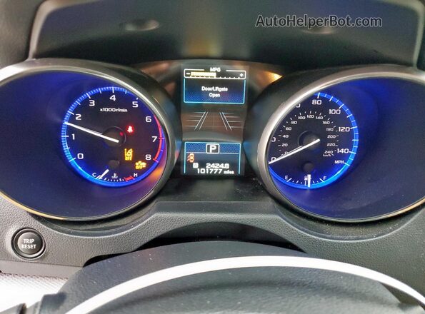 4S4BSAFC5K3257078 2019 SUBARU OUTBACK White Սարքավորումների վահանակի տեսք
