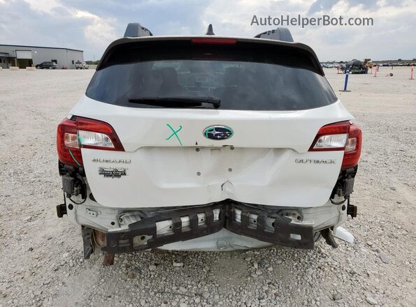 4S4BSAFC5K3257078 2019 SUBARU OUTBACK White Հետևի տեսք