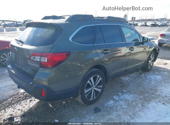 4S4BSAKC1J3310394 2018 SUBARU OUTBACK Зеленый 