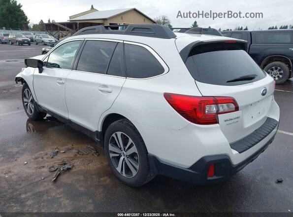 4S4BSANC6K3258029 2019 SUBARU OUTBACK White უკანა მარცხენა