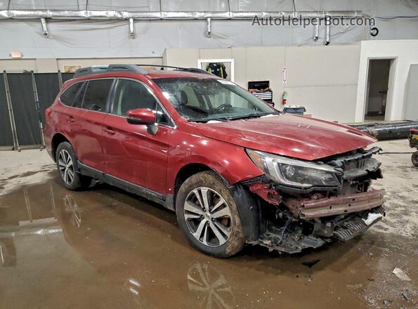 4S4BSANC7K3392032 2019 SUBARU OUTBACK Красный Передняя правая четверть