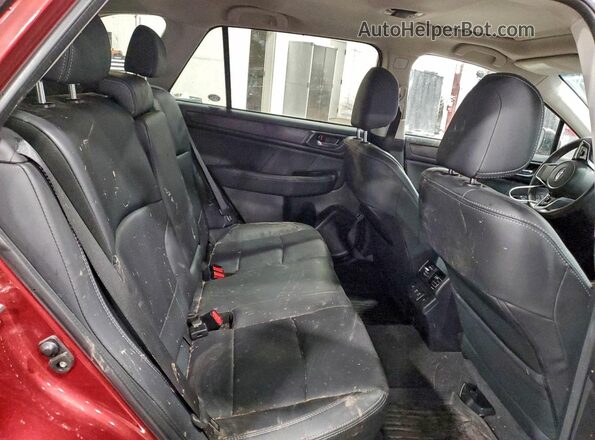 4S4BSANC7K3392032 2019 SUBARU OUTBACK Красный Вид задней части салона