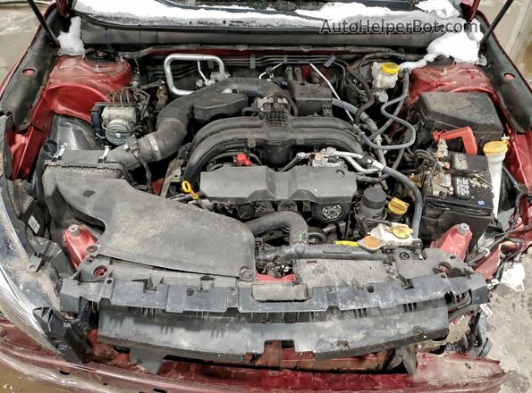 4S4BSANC7K3392032 2019 SUBARU OUTBACK Красный Вид подкапотного пространства